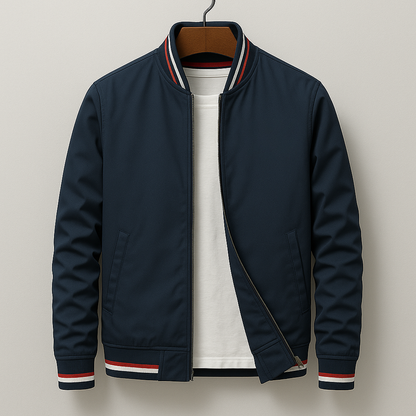 Blouson aviateur moderne pour homme Coupe ajustée Élégant
