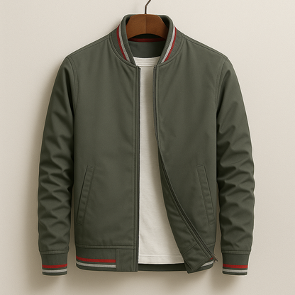 Blouson aviateur moderne pour homme Coupe ajustée Élégant