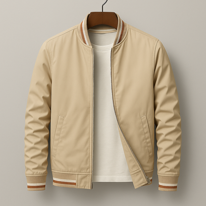 Blouson aviateur moderne pour homme Coupe ajustée Élégant