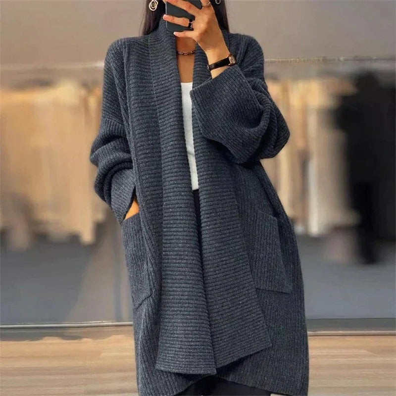 Cardigan oversize Devant ouvert
