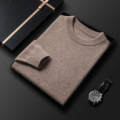 Herren Pullover Langarm Warm Gemütlich - IdealeKleiden
