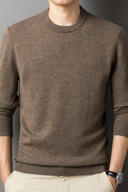 Pull pour homme Manches longues Chaud Confortable