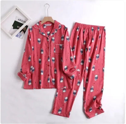 Ensemble de pyjama pour femme multicolore confortable