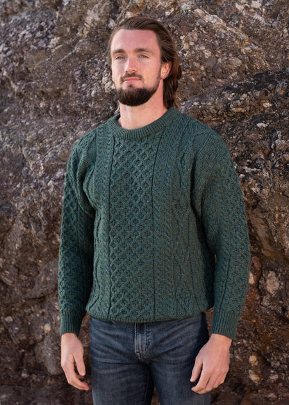 Pull en laine tricoté homme hiver