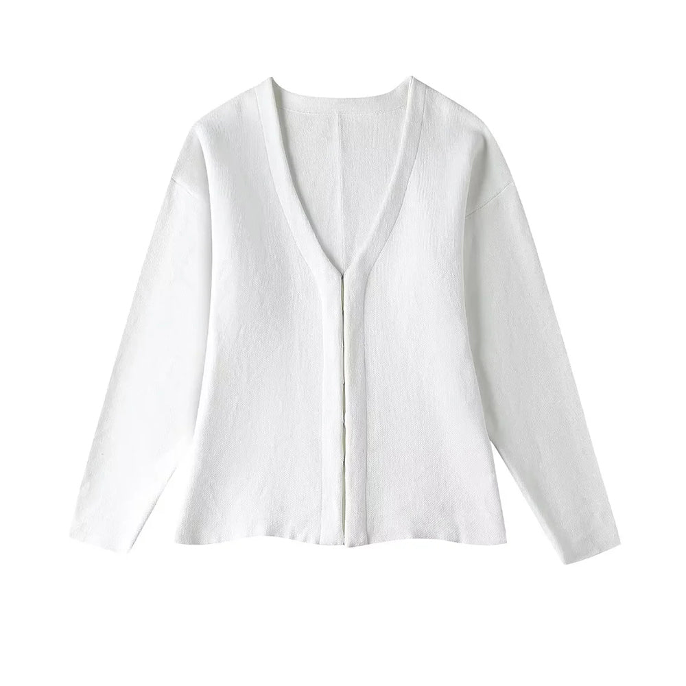 Cardigan en maille élégant et minimaliste