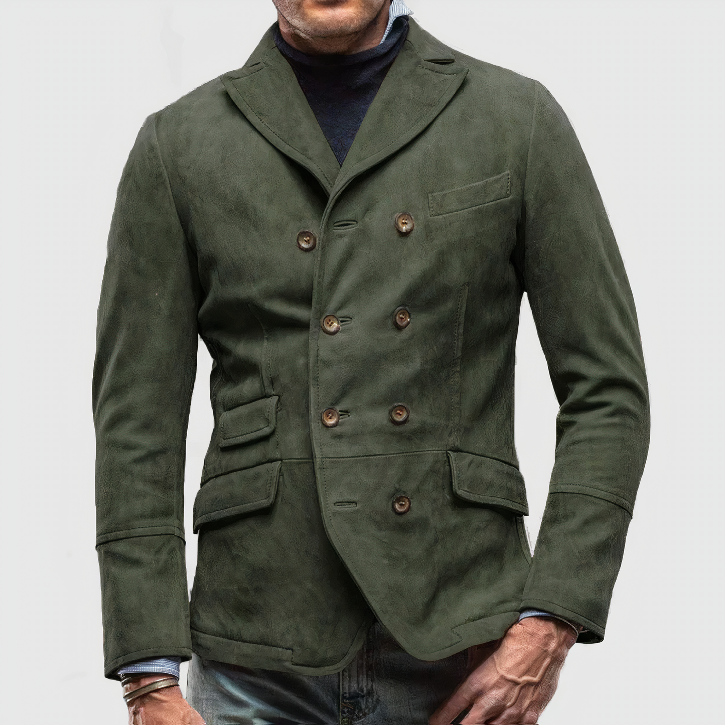 Blazer homme élégant deux boutons