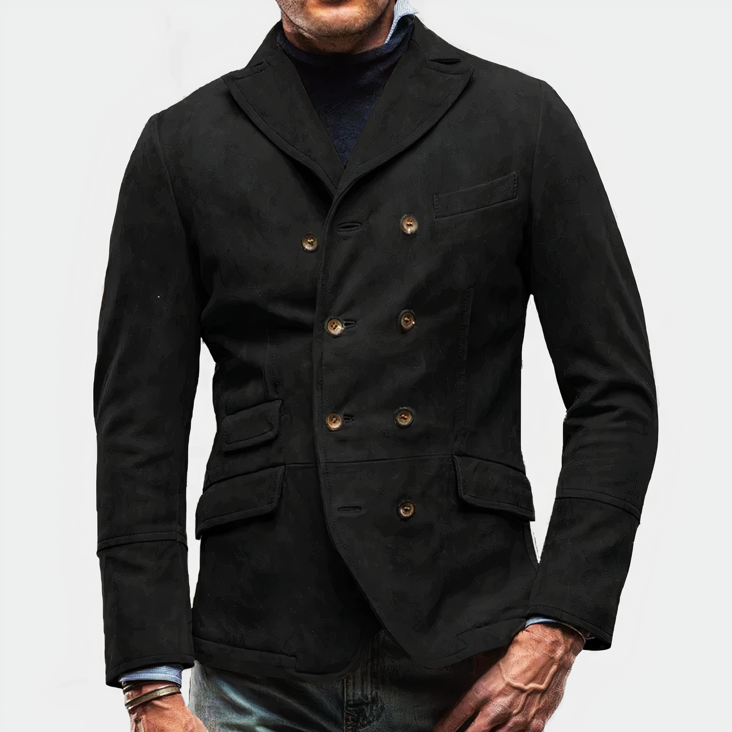 Blazer homme élégant deux boutons