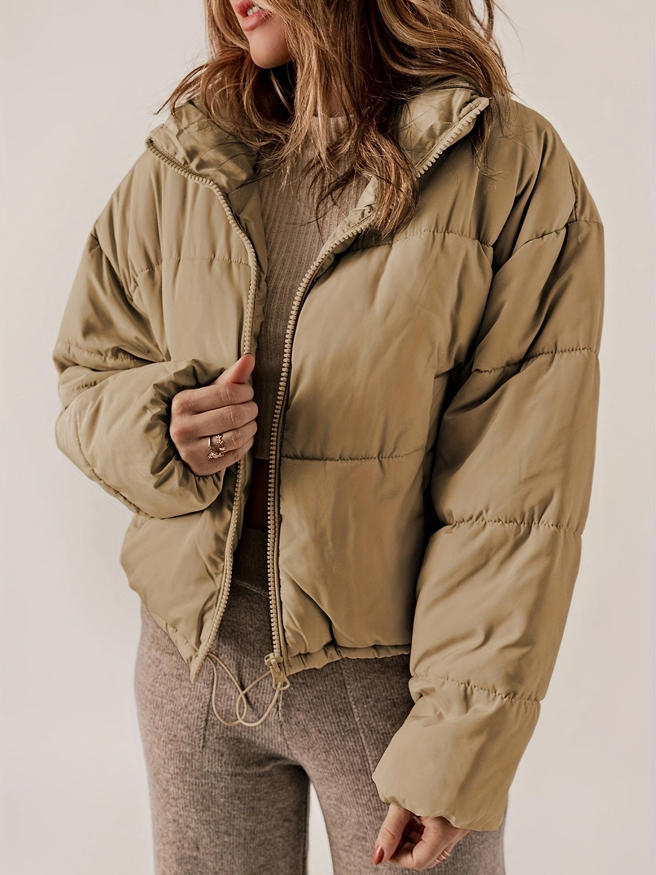 Doudoune matelassée femme zippée