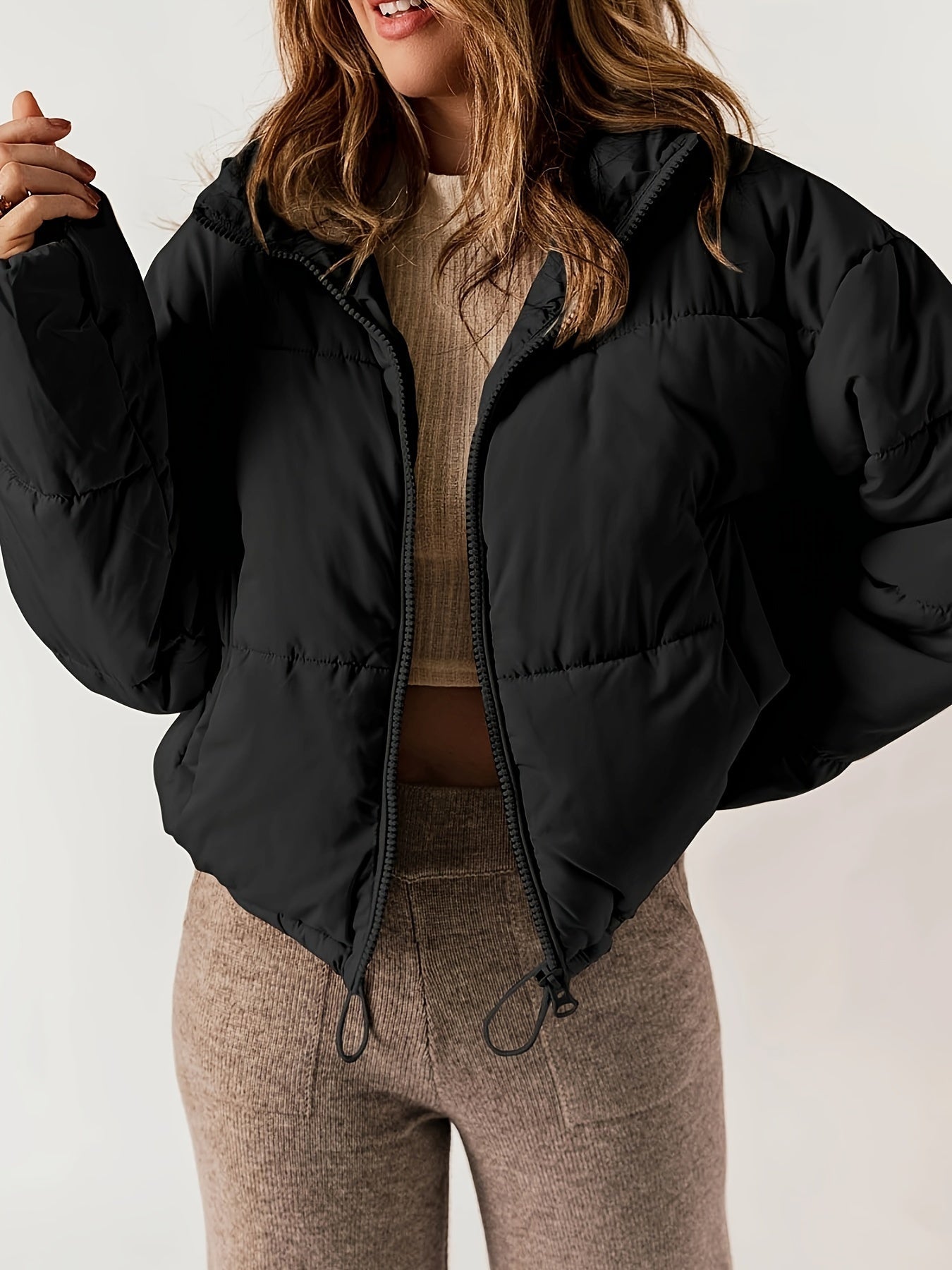 Doudoune matelassée femme zippée