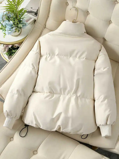 Praktische Kurzjacke aus Baumwolle - IdealeKleiden