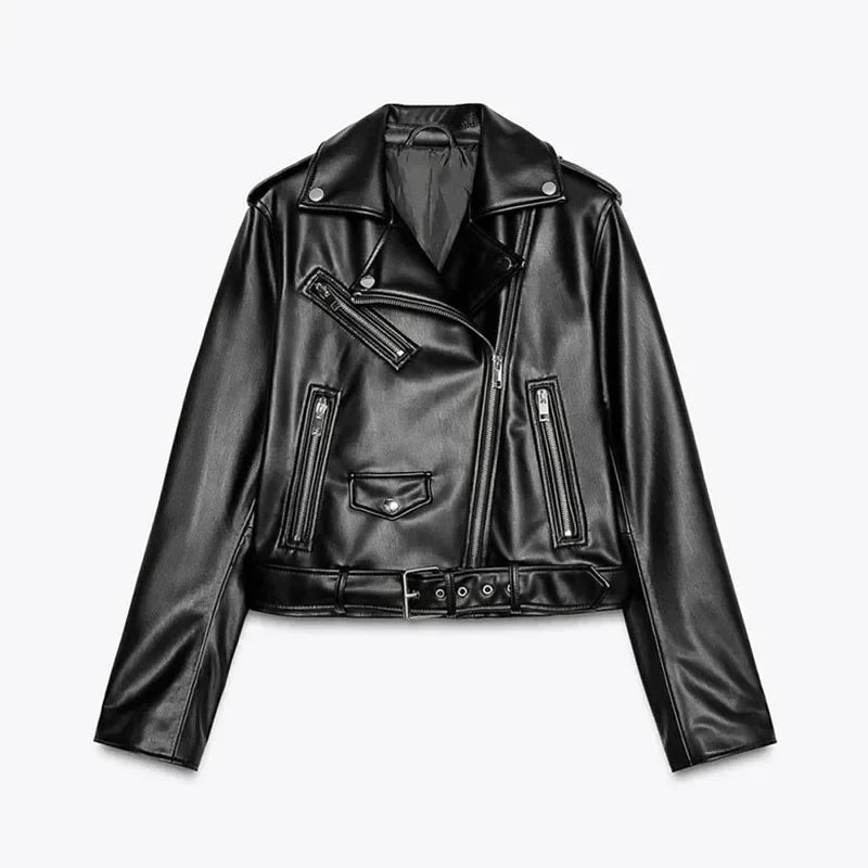 Veste tendance pour femme avec ceinture