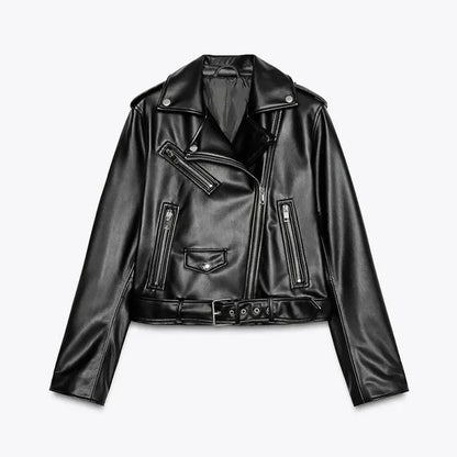 Veste tendance pour femme avec ceinture