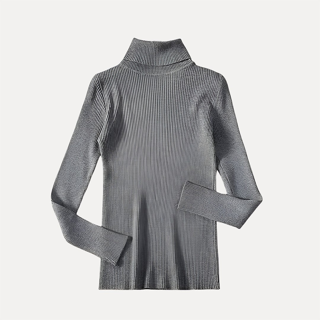 Pulls col roulé côtelés et doux