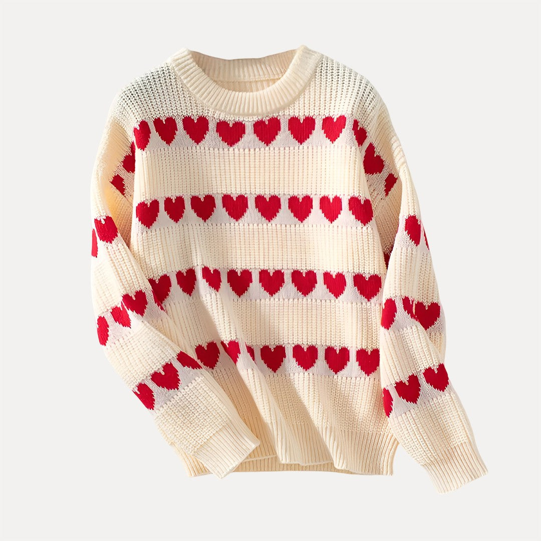 Robe à motif cœur