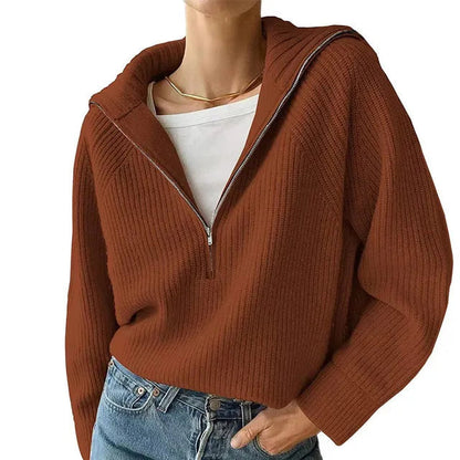 Robe élégante femme col V fermeture éclair