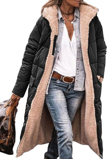 Manteau Femme Polaire Capuche Confortable