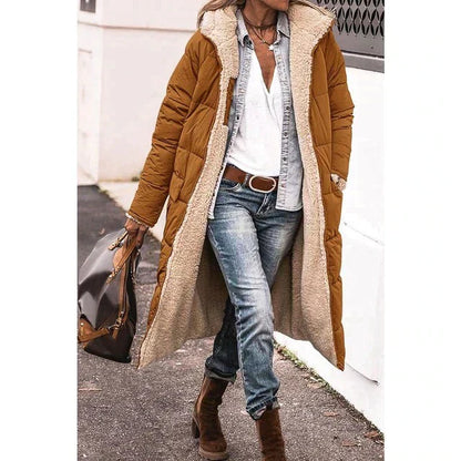 Manteau long pratique réversible Hiver
