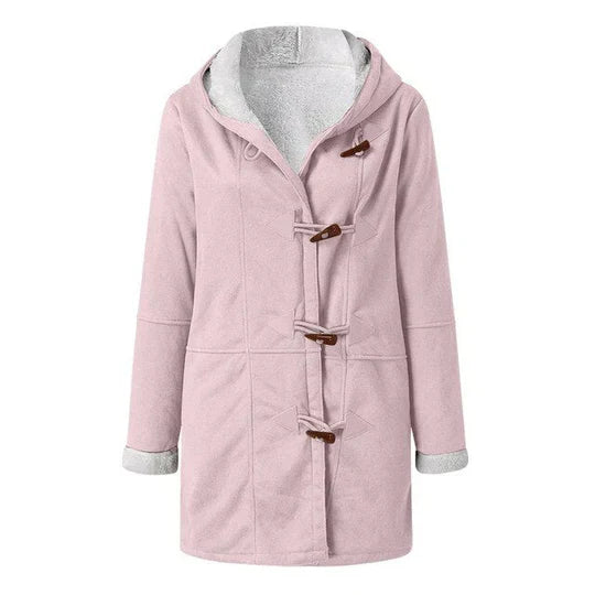 Isabella - Veste polaire à capuche sportive Femme noire