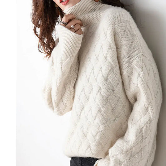 Damen Pullover Warm Modern - IdealeKleiden