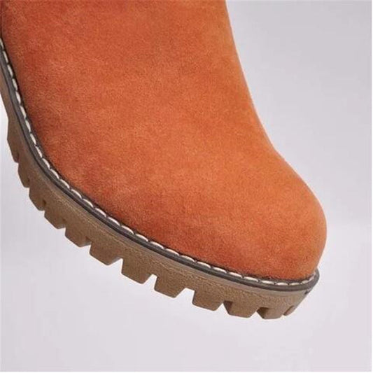 Warm Gefütterte Winterstiefel Frauen - IdealeKleiden