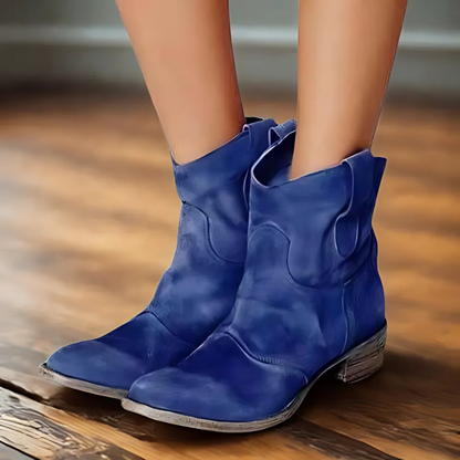 Bottines Vintage Chic Talon Bas