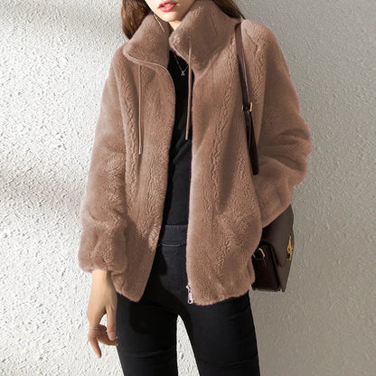 Veste polaire femme Col chaud Moderne