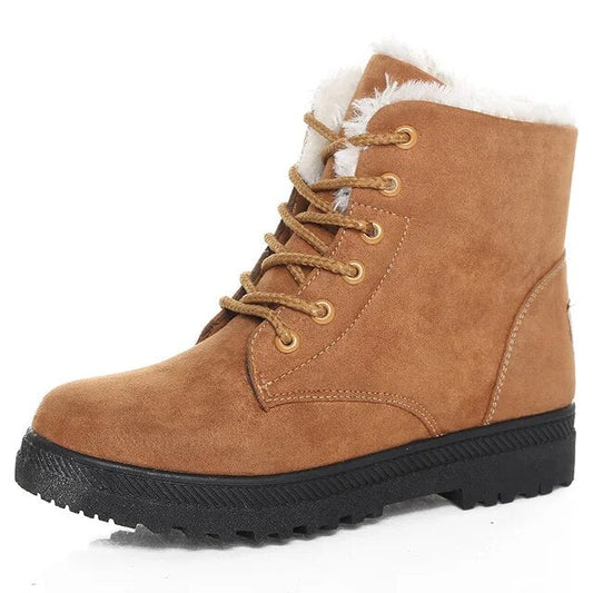 Damen Winterstiefel Schnee Kurz Schnell Trocken - IdealeKleiden