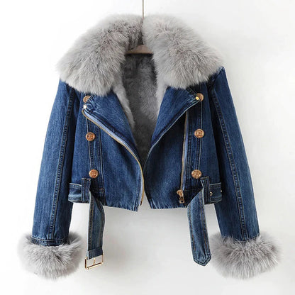 Veste d'hiver élégante Douce et chaude