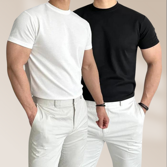 Bequemes Herren T-Shirt Modern Schnitt - IdealeKleiden