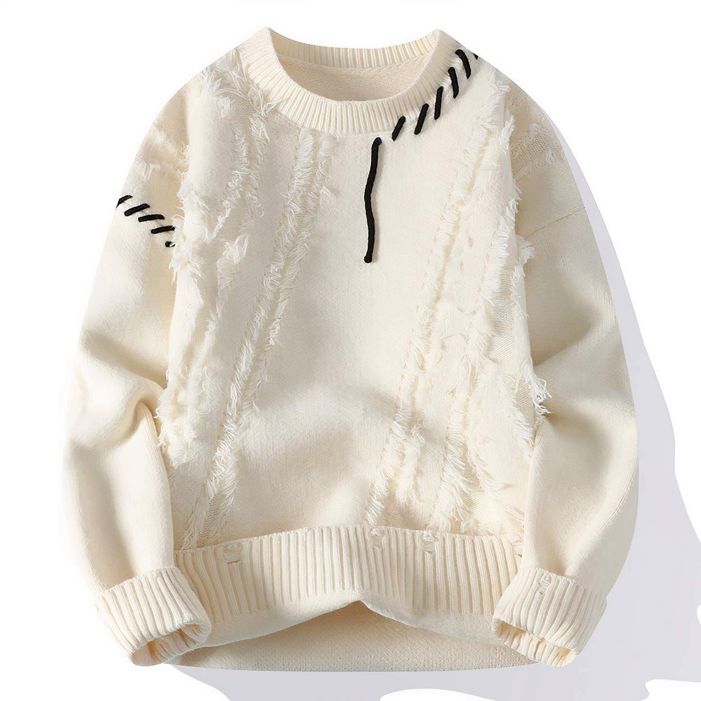 Pull patchwork unique style moderne