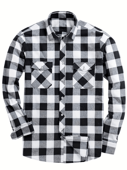 Chemise homme bûcheron style tendance décontracté