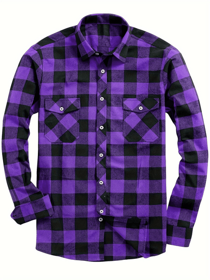 Chemise homme bûcheron style tendance décontracté