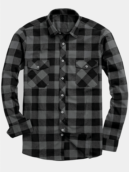 Chemise homme bûcheron style tendance décontracté