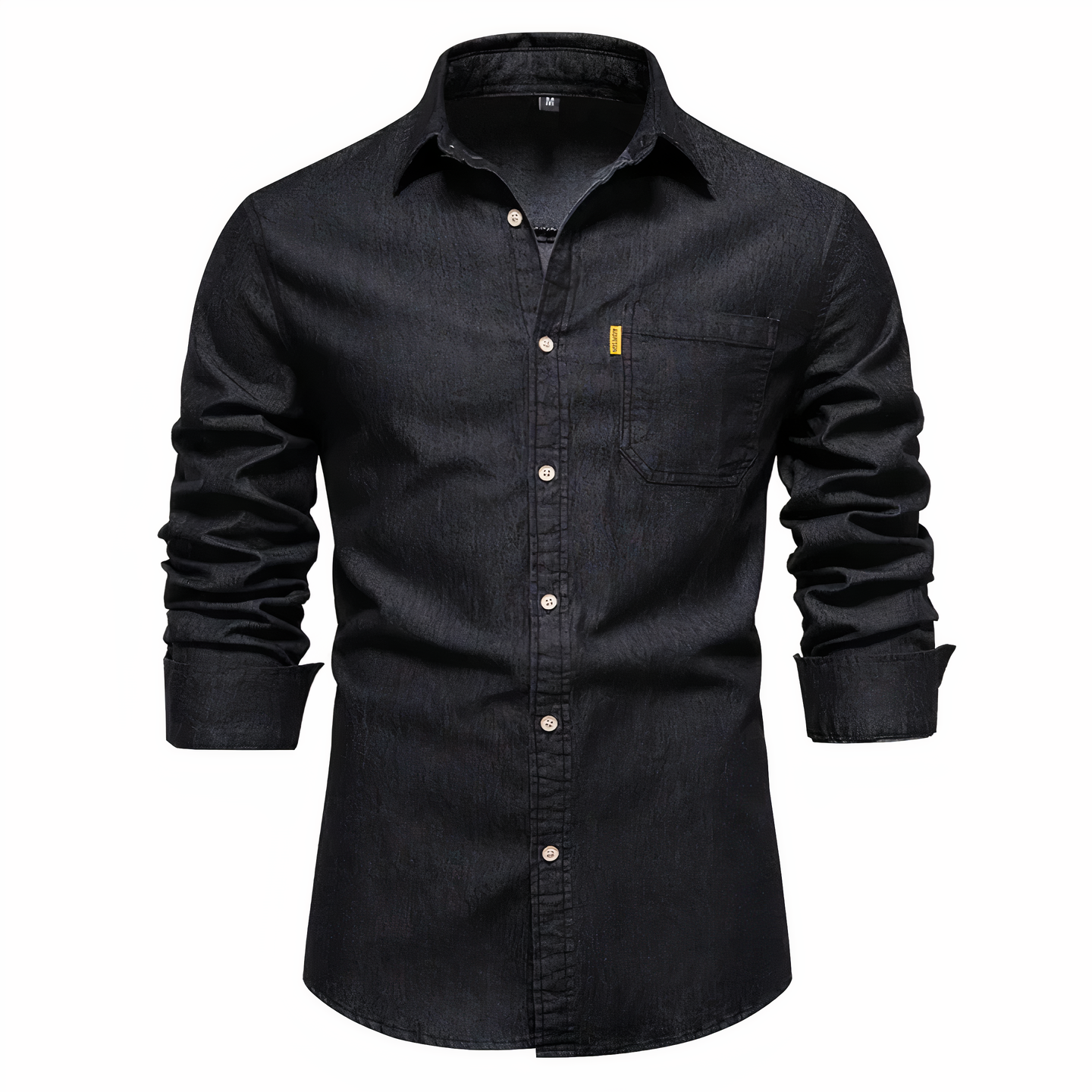 Herren Denim Hemd Modern Langarm - IdealeKleiden