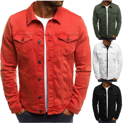 Herren Denimjacke Slim Fit Modern - IdealeKleiden