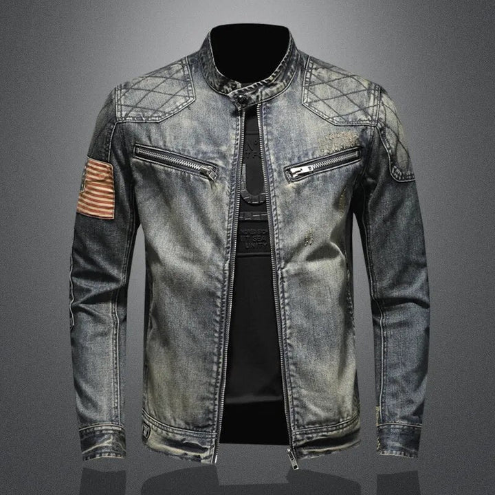 Veste en jean zippée pour homme - Collection automne