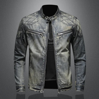 Veste en jean zippée pour homme - Collection automne