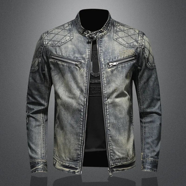 Veste en jean zippée pour homme - Collection automne