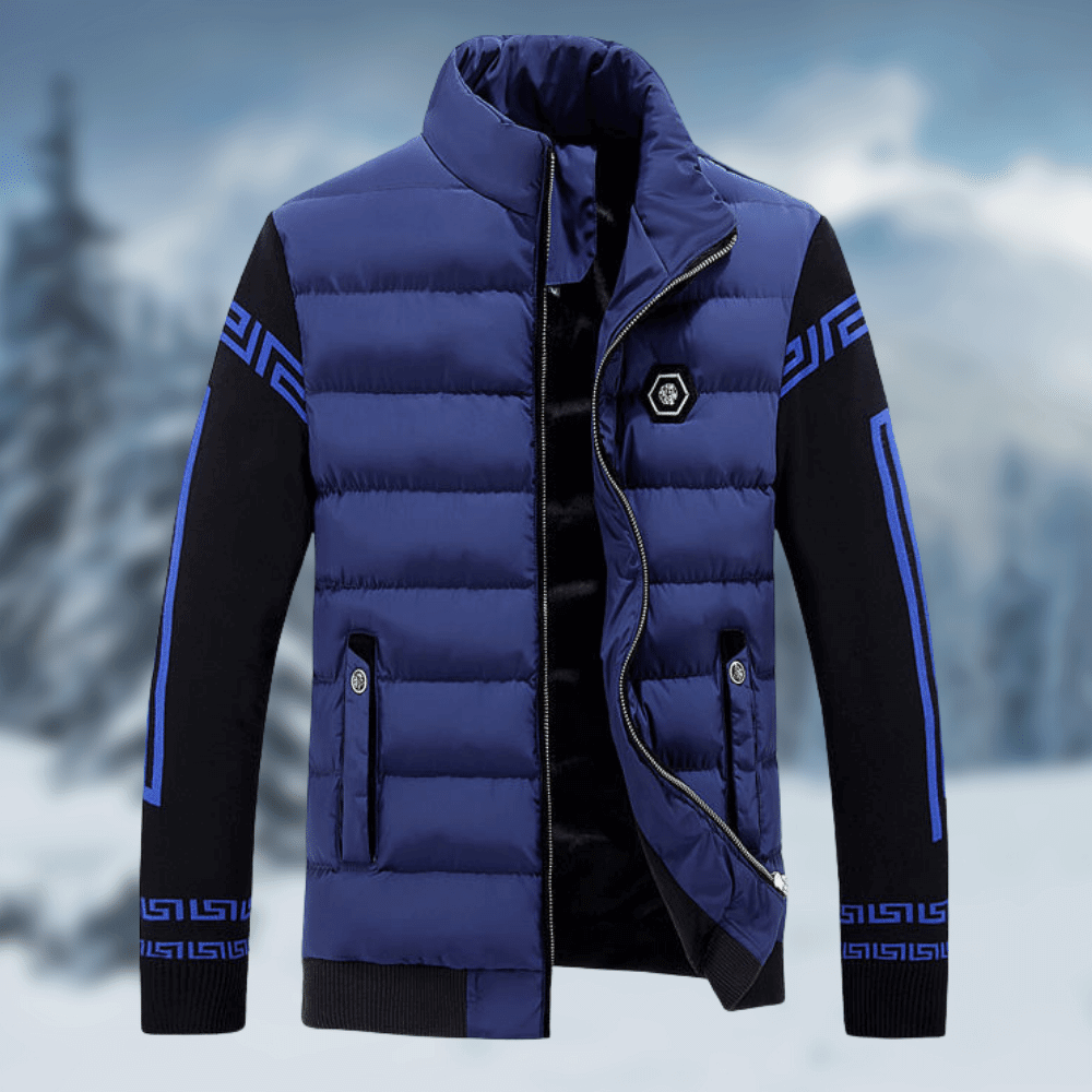 Mario - Warme Winterjacke Bequem Kuschelig - IdealeKleiden
