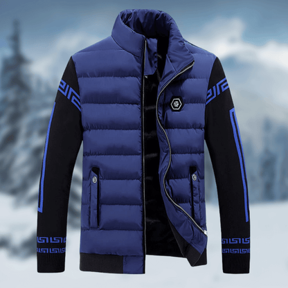 Mario - Warme Winterjacke Bequem Kuschelig - IdealeKleiden