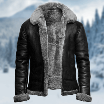 Lederjacke Warm Kuschelig Robust - IdealeKleiden