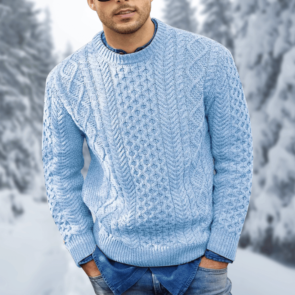 Kuschel-Pullover Warm Bequem Modern - IdealeKleiden