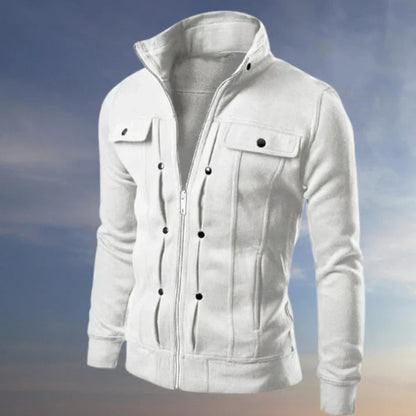 Herrenjacke Spencer Elegant Reißverschluss - IdealeKleiden
