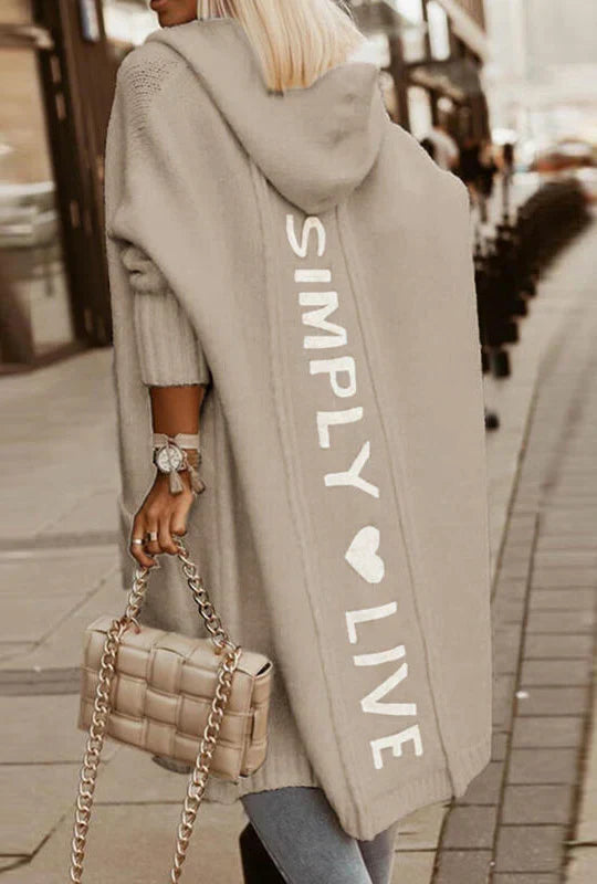 Cardigan Femme Élégant Amour