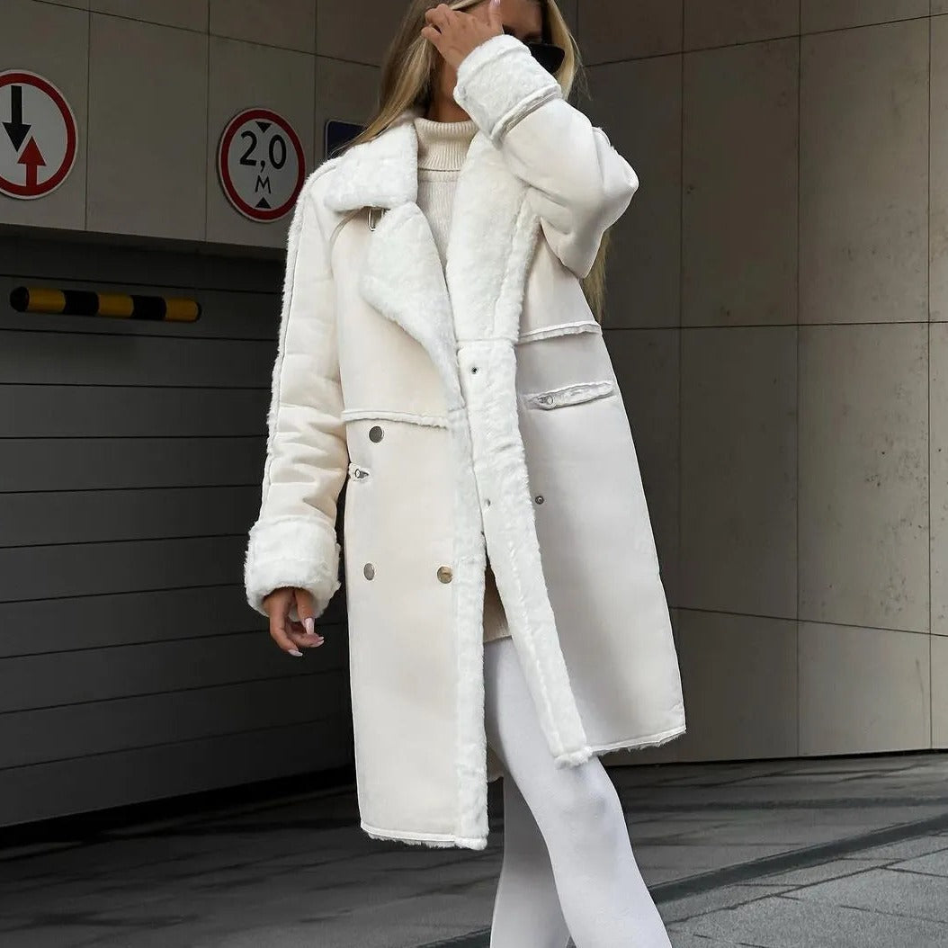 Veste-manteau élégante pour femme