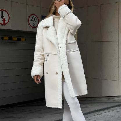 Veste-manteau élégante pour femme