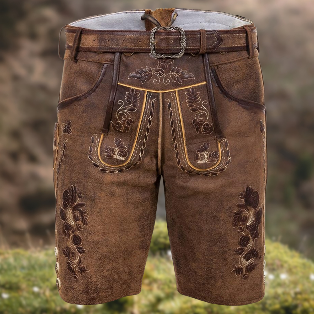 Shorts traditionnels de l'Oktoberfest taille haute Bavarois