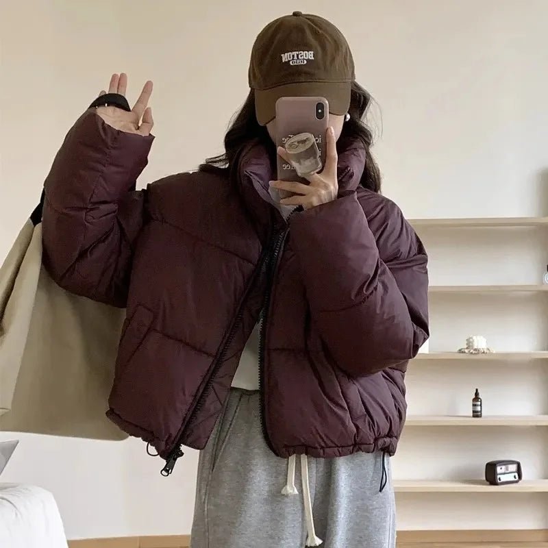 Manteau matelassé pour femmes Chaud Léger Veste d'hiver