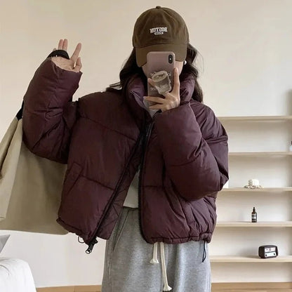 Manteau matelassé pour femmes Chaud Léger Veste d'hiver