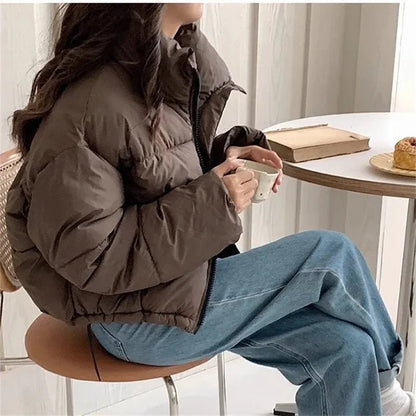 Manteau matelassé pour femmes Chaud Léger Veste d'hiver